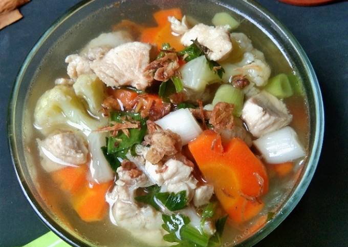 Cara bikin Sop Ayam ala Pak Min Klaten Cara bikin Sop Ayam ala Pak Min Klaten