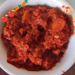 A picture of Carrot tomato chutney.
