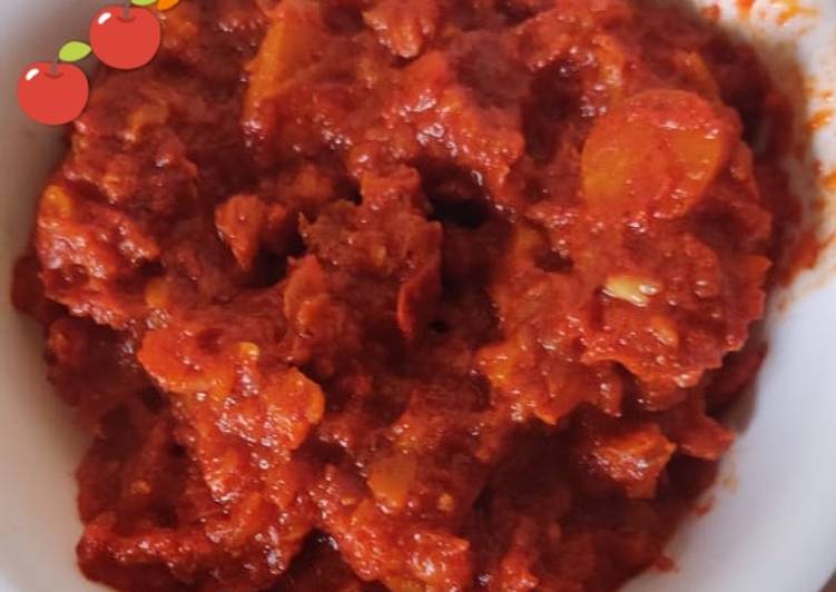 Simple Way to Make Super Quick Homemade Carrot tomato chutney