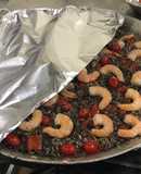 Arroz Negro al estilo Sonorense