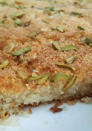 صورة لوصفة البسبوسة اللذيذة