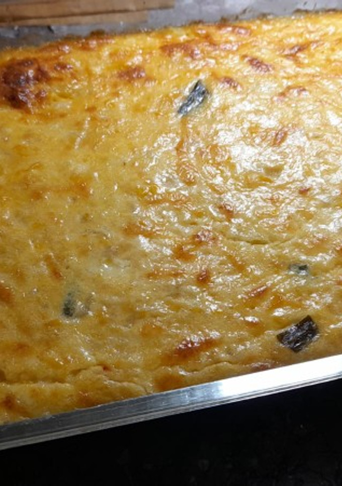 Una foto de Chipa guasú