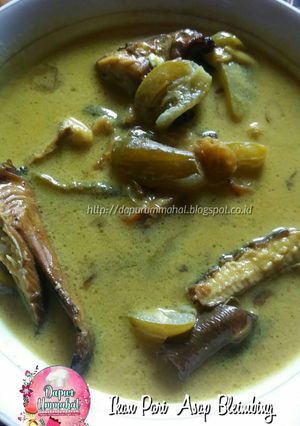 Foto resep Ikan pari asap belimbing