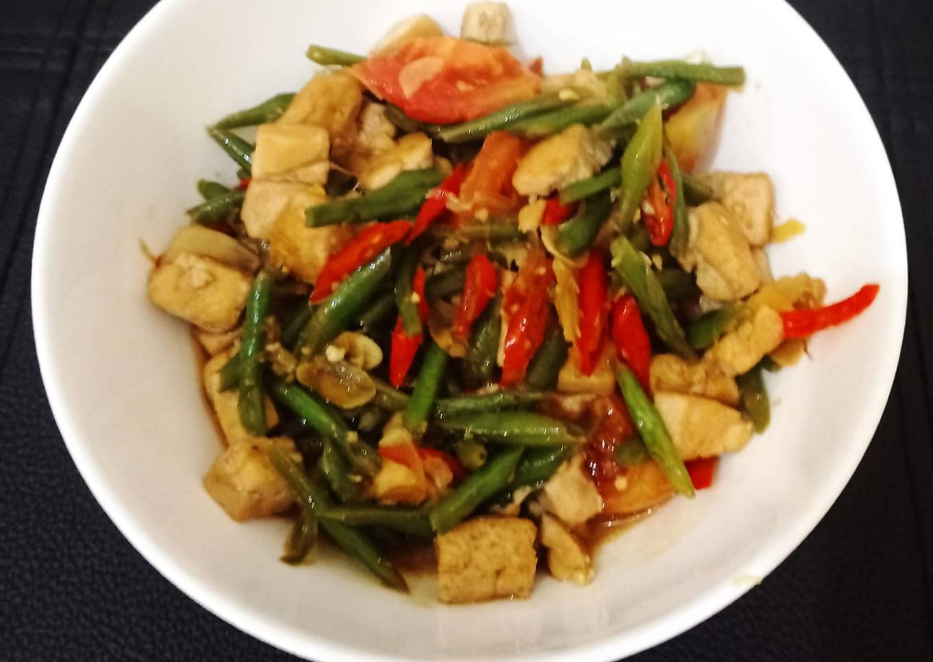 Oseng Buncis Tahu