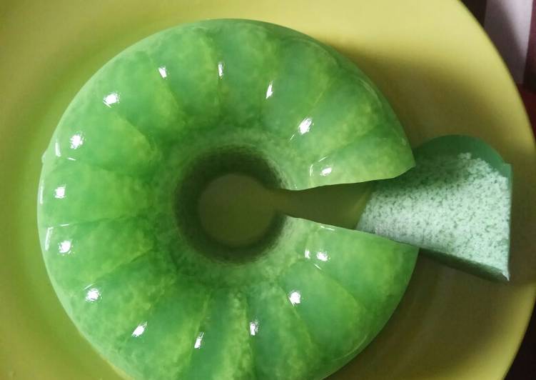 Pudding Lumut Pandan Simple 😋