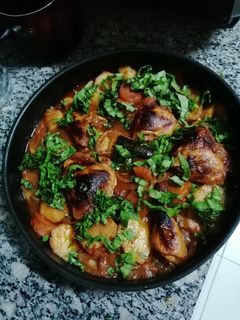 صورة لوصفة صينية بطاطس 🥔 بالدجاج 🍗