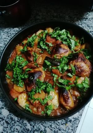 صورة لوصفة صينية بطاطس 🥔 بالدجاج 🍗