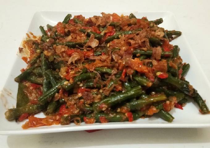 Balado kacang panjang