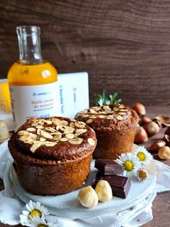 Une photo de Muffins Huile de Noisettes & Chocolat !