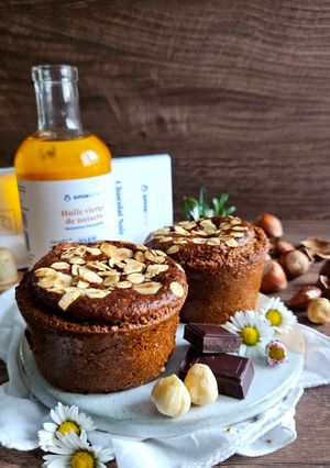 Une photo de Muffins Huile de Noisettes & Chocolat !