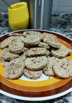 Una foto de Bizcochos con mix de semillas