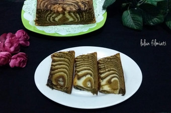 Cara Gampang Menyiapkan Zebra Cake Putih Telur Yang Bikin Ngiler