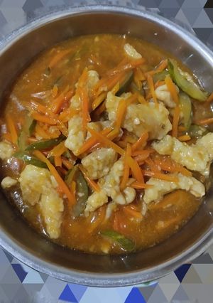 Foto resep Fillet Ayam + Ikan Dori Asem Manis