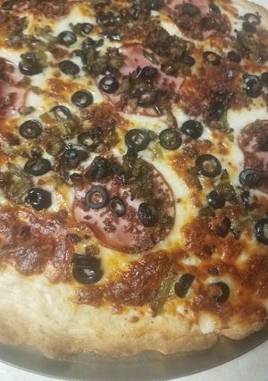 A picture of Seasoned Pizza Dough.