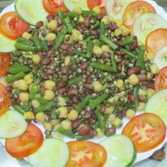 A picture of Mixed Beans Salad.
