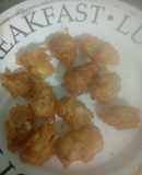 Bolitas fritas de plátano