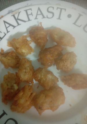 Una foto de Bolitas fritas de plátano