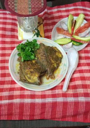 ধনিয়া পমফ্রেট(dhania pomfret recipe in Bengali) রেসিপির প্রধান ছবি