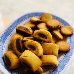 A picture of Custard cookies.