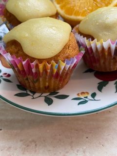 Sütőtökös muffin narancsmázzal 😋 recept fotója