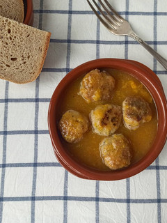Una foto de Albóndigas de pavo en salsa