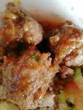 Albóndigas en salsa de cocacola