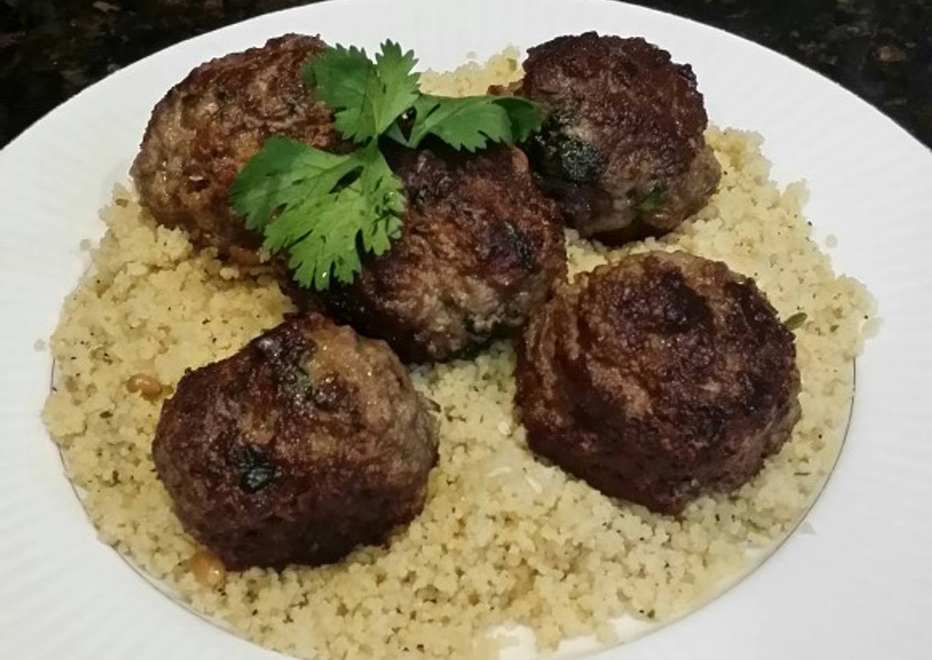 Brad's feta stuffed Greek meatballs