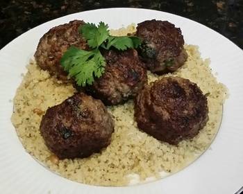 Latest Recipe Brads feta stuffed Greek meatballs Delicious Nutritious