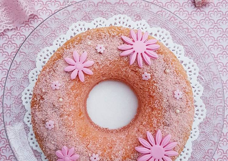 Couronne aux biscuirs roses de Reims