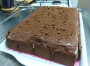 Una foto de helado de leche chocolatada