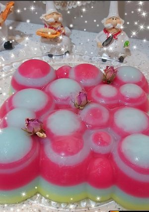 عکسی از دستور ژله بستنی خوشگل جان 😍😎