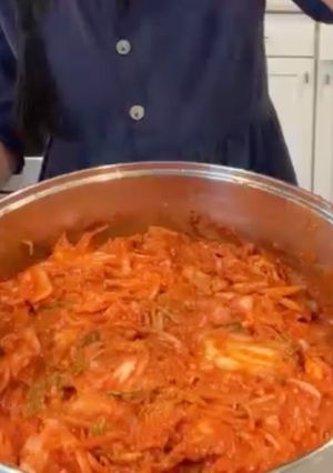 A picture of Homemade Kimchi.