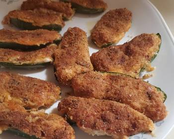 How To Cooking Recipe Air Fried Pepper Poppers Delicious and Healthy