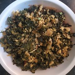 A picture of Drumstick Leaves Stir Fry.