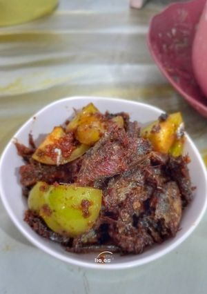 Foto resep Sambal Ikan Asin Tomat Hijau