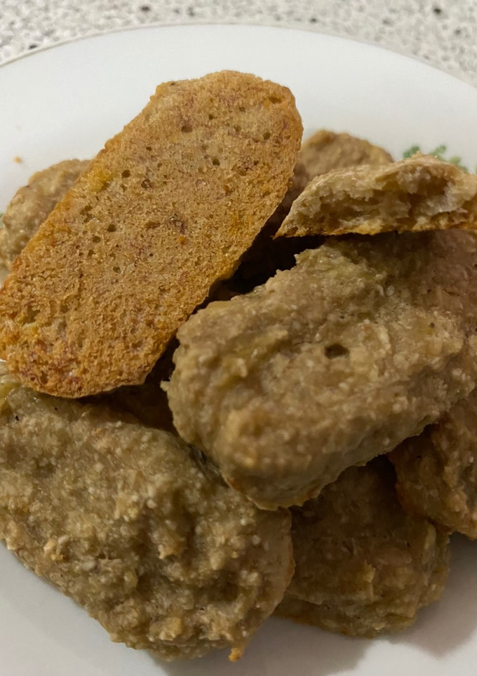 Una foto de Galletas blandas de plátano para bebé