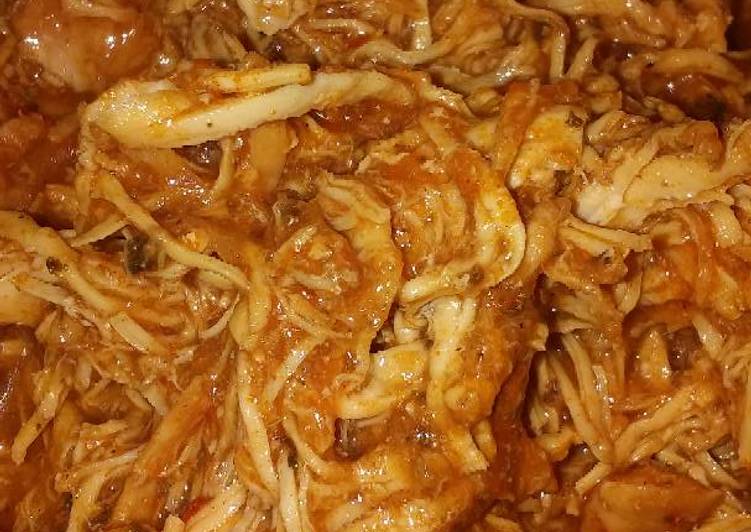 Dr. Pepper Pulled Chicken