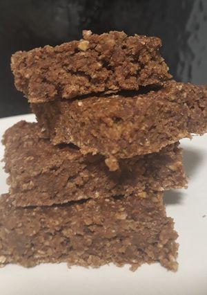 Una foto de Brownies de banana y zucchini