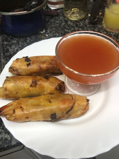 Una foto de 38. Rollitos de primavera (entrante verdura)