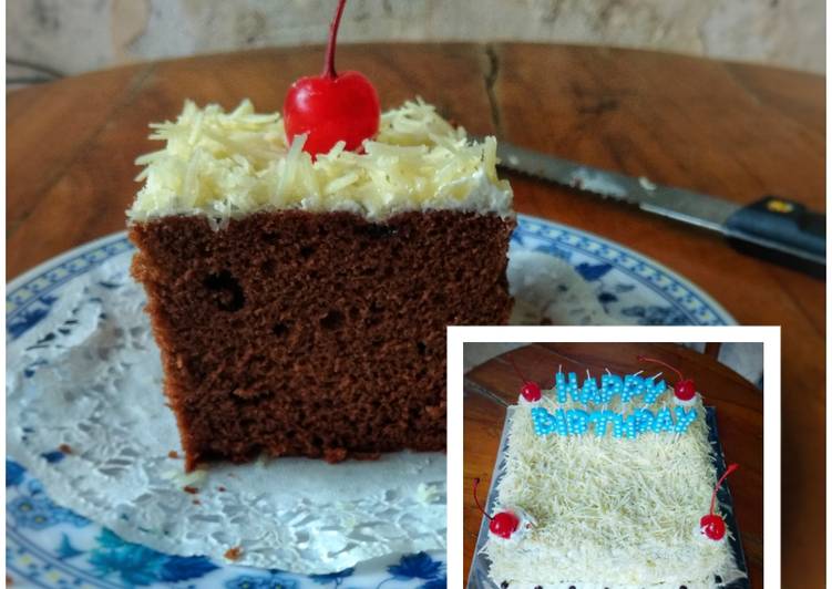 Brownies Panggang (Basecake Ultah)