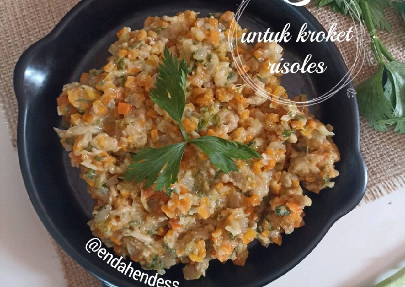 Rogut Ayam Wortel Ekonomis, isian gurih untuk kroket risoles💚