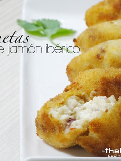Una foto de Croquetas de jamón ibérico