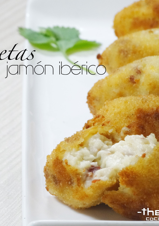 Una foto de Croquetas de jamón ibérico