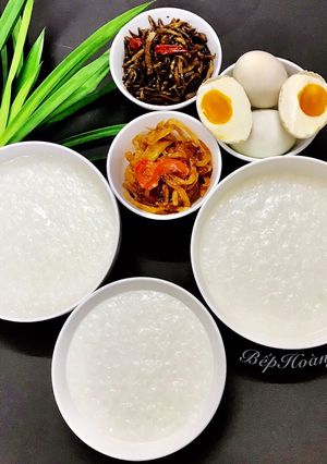 Hình của món Cháo Trắng(Hột Vịt Muối+Cá Bống Kho Tiêu+Dưa Món).