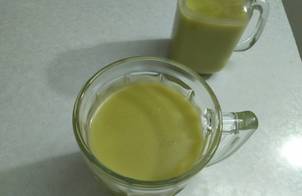 Sữa đậu xanh nước cốt dừa và dứa