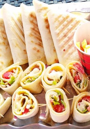 صورة لوصفة ميني شاورما ولقيمات امممم 💝