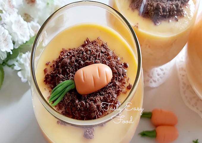 Bagaimana Membuat Silky Pudding Sehat dan Mudah | Wortel, Keju, Coklat, Menggugah Selera