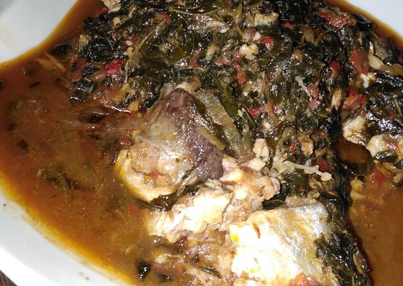 Follere with fish