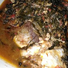 A picture of Follere with fish.