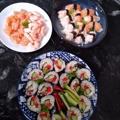 A picture of Sushi (Maki and Nigiri).